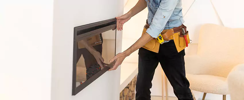 Metal Fireplace Installation in Newton, Iowa
