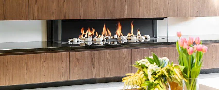 Double-height Fireplace Design Refurbishment in Newton, Iowa