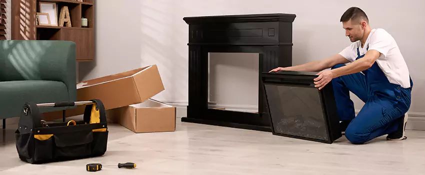 Old Rusted Metal Fireplace Repair And Replacement in Newton, IA