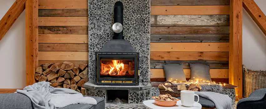 Thelin Hearth Products Direct Vent Gas Stove Fireplace Inspection in Newton, Iowa